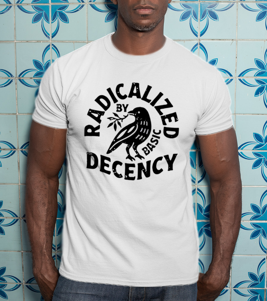 Radicalized By Decency Basic Raven T-Shirt