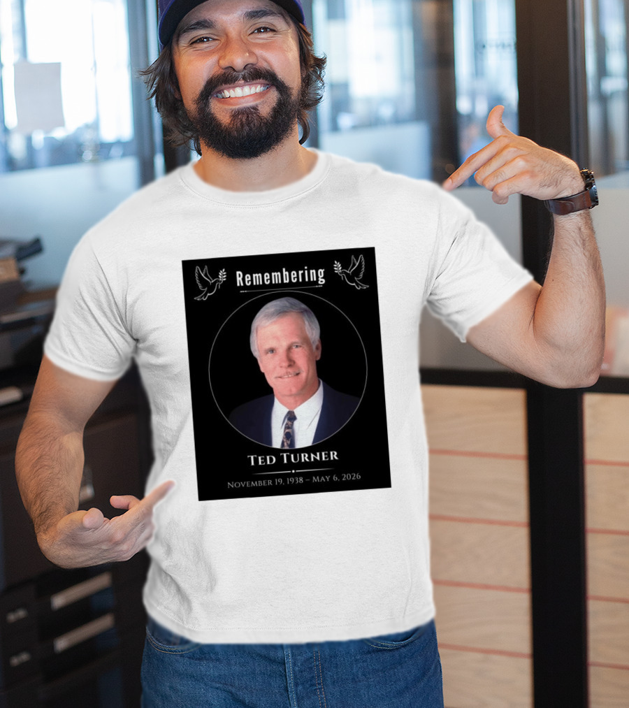 Ted Turner Memorial November 19 1938 May 6 2026 T-Shirt
