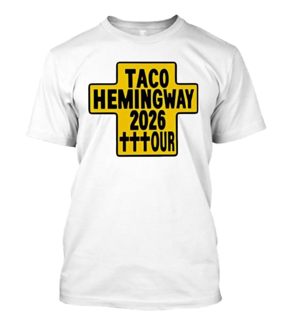 Taco Hemingway 2026 Tour Cross Symbol with ...T-Shirt Taco Hemingway 2026 Tour Cross Symbol with ...T-Shirt