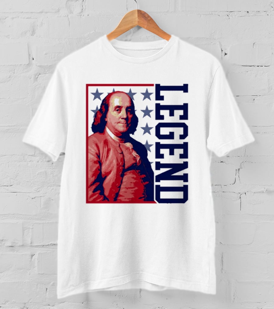 Legend Benjamin Franklin Stars T-Shirt