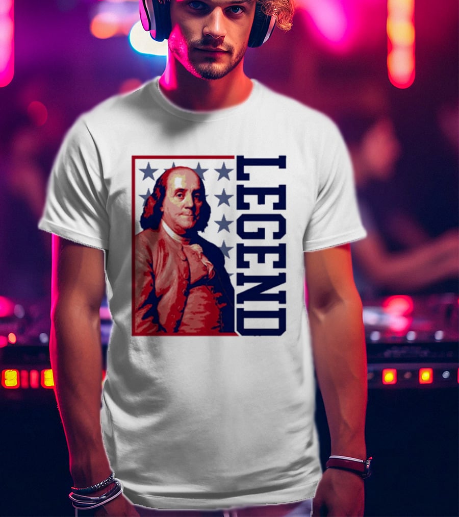 Legend Benjamin Franklin Stars T-Shirt