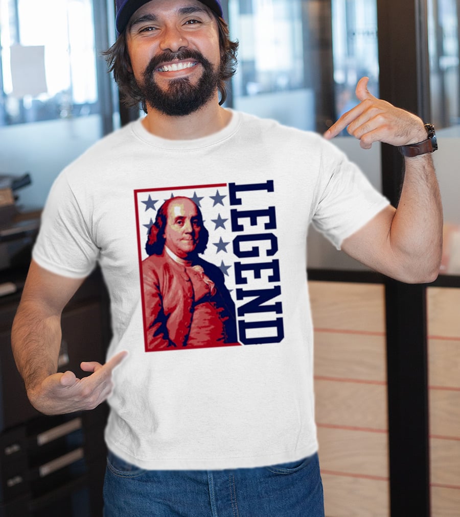 Legend Benjamin Franklin Stars T-Shirt