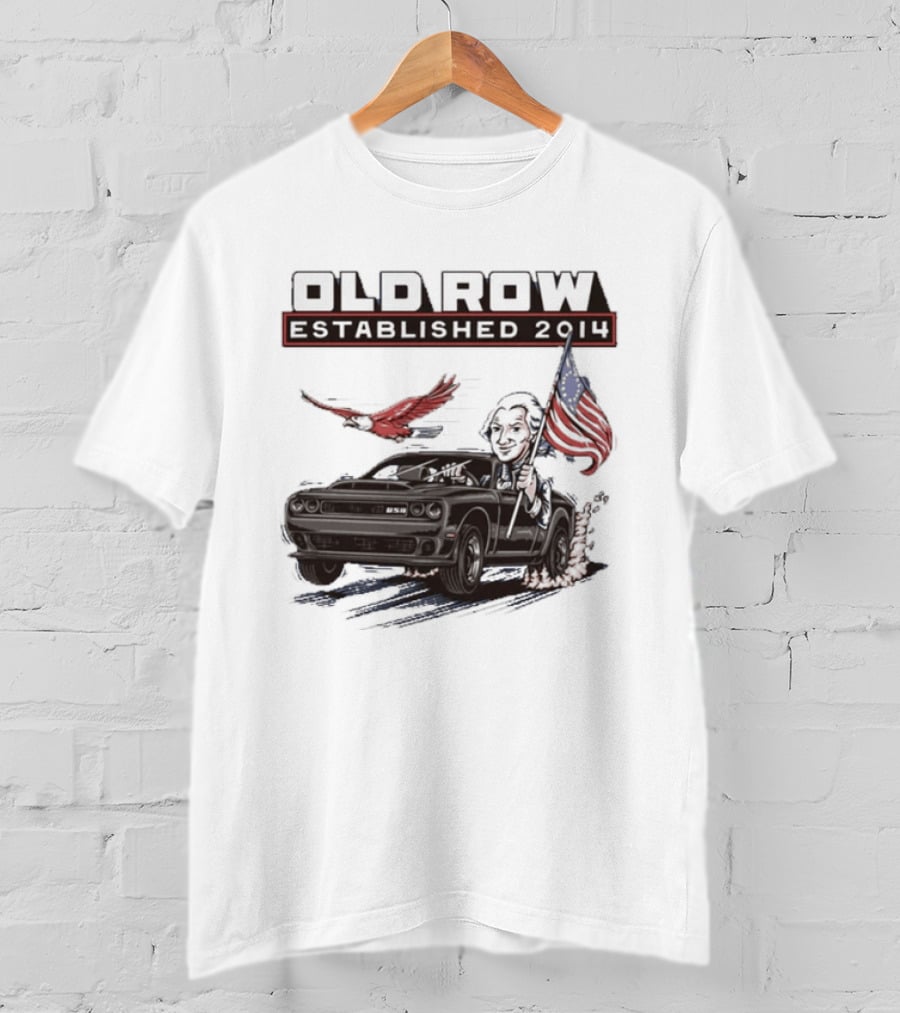 Old Row Established 2010 American Flag And Bald Eagle Patriotic T-Shirt