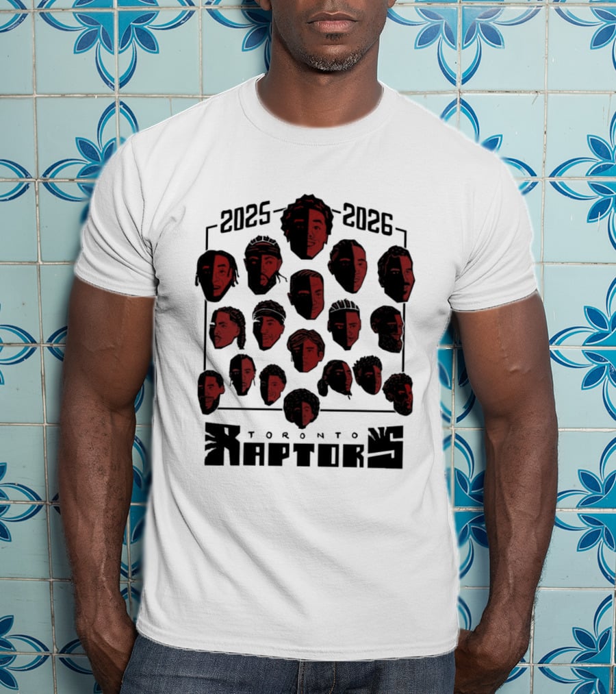 2025 2026 Toronto Raptors Team Roster NBA Season T-Shirt