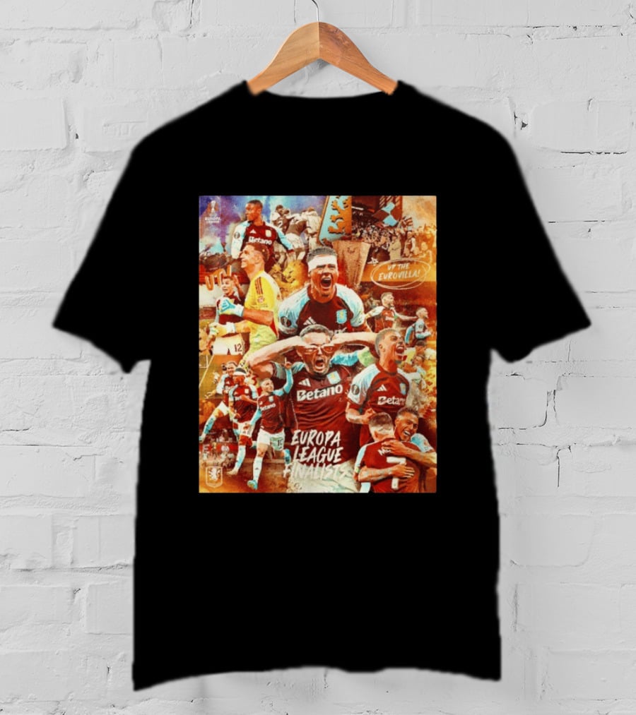 Aston Villa FC Europa League UTV Eurovilla Celebration T-Shirt