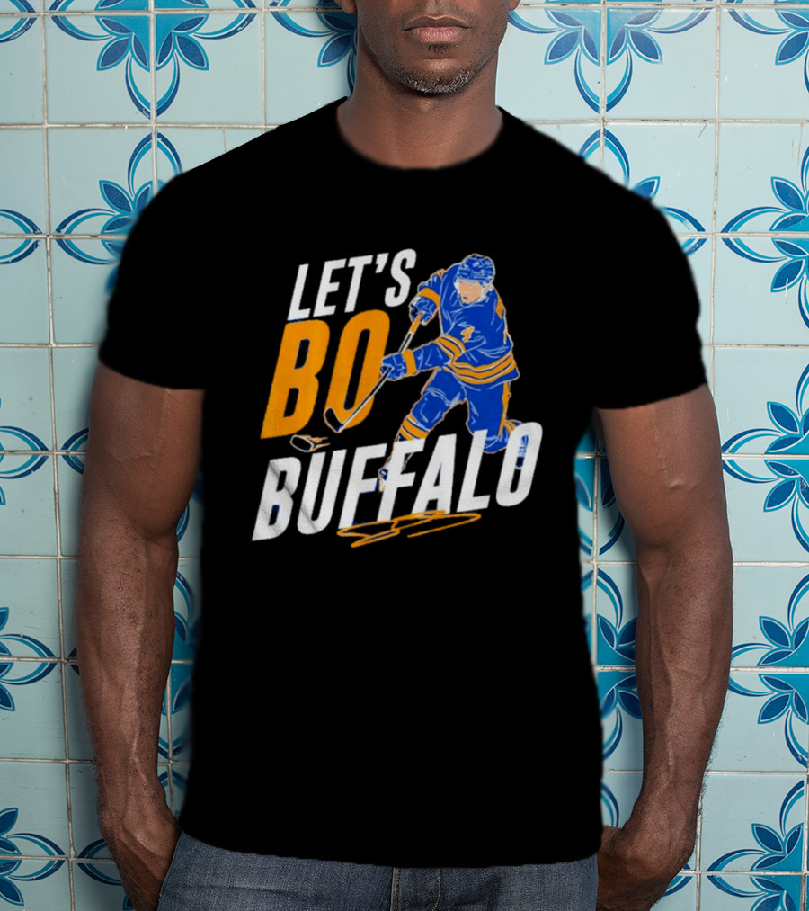 Let's Bo Buffalo Hockey Bowen Byram Buffalo Sabres T-Shirt