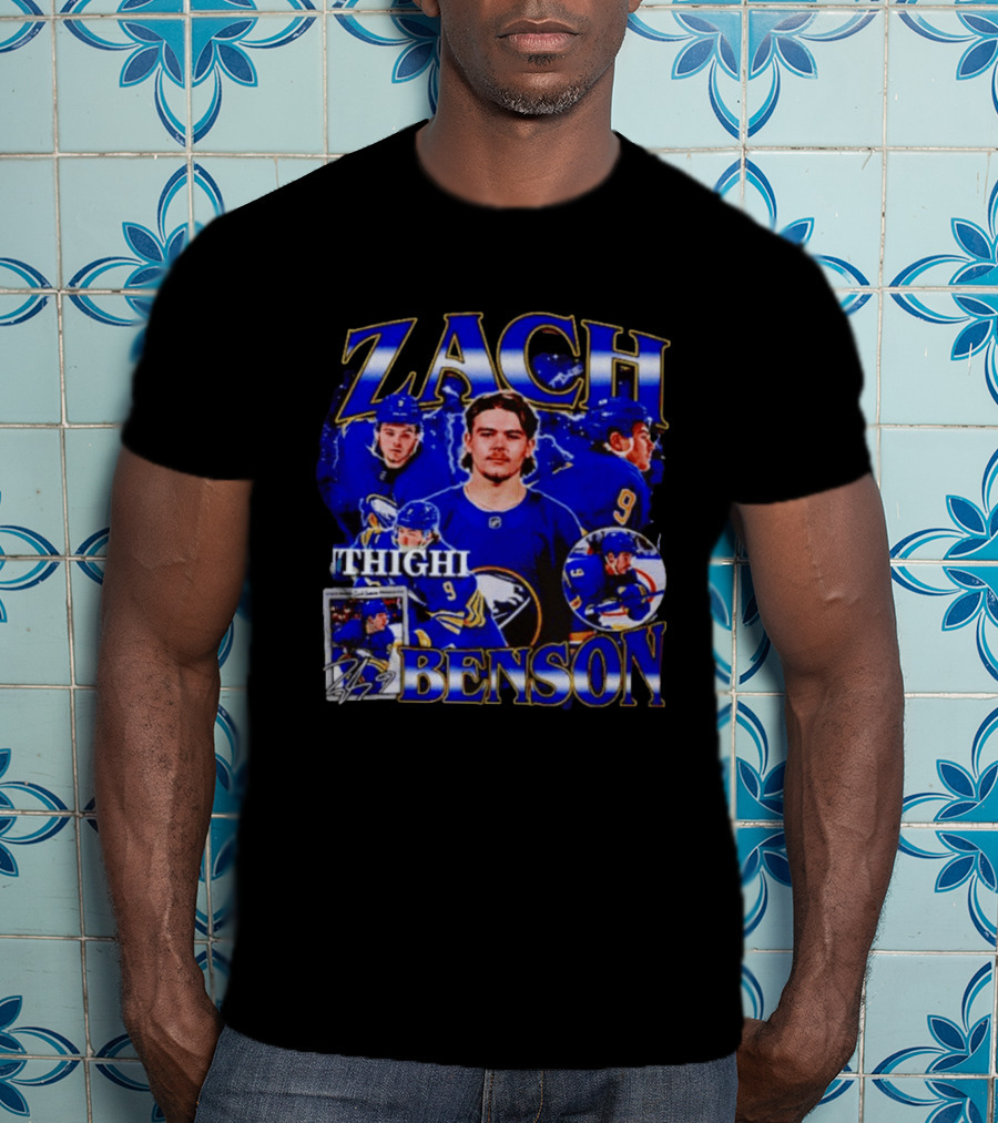 Buffalo Sabres Zach Benson Thighi Hockey T-Shirt