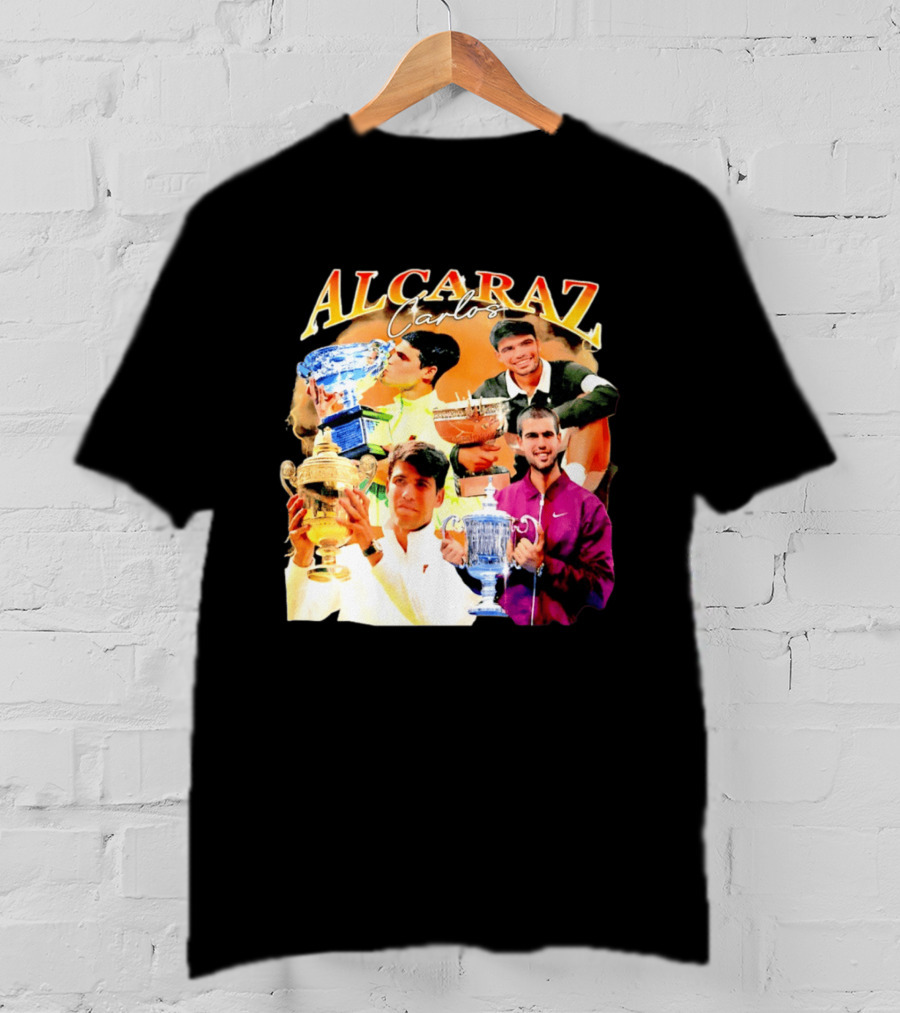 Carlos Alcaraz Tennis Trophies Champion Highlights T-Shirt