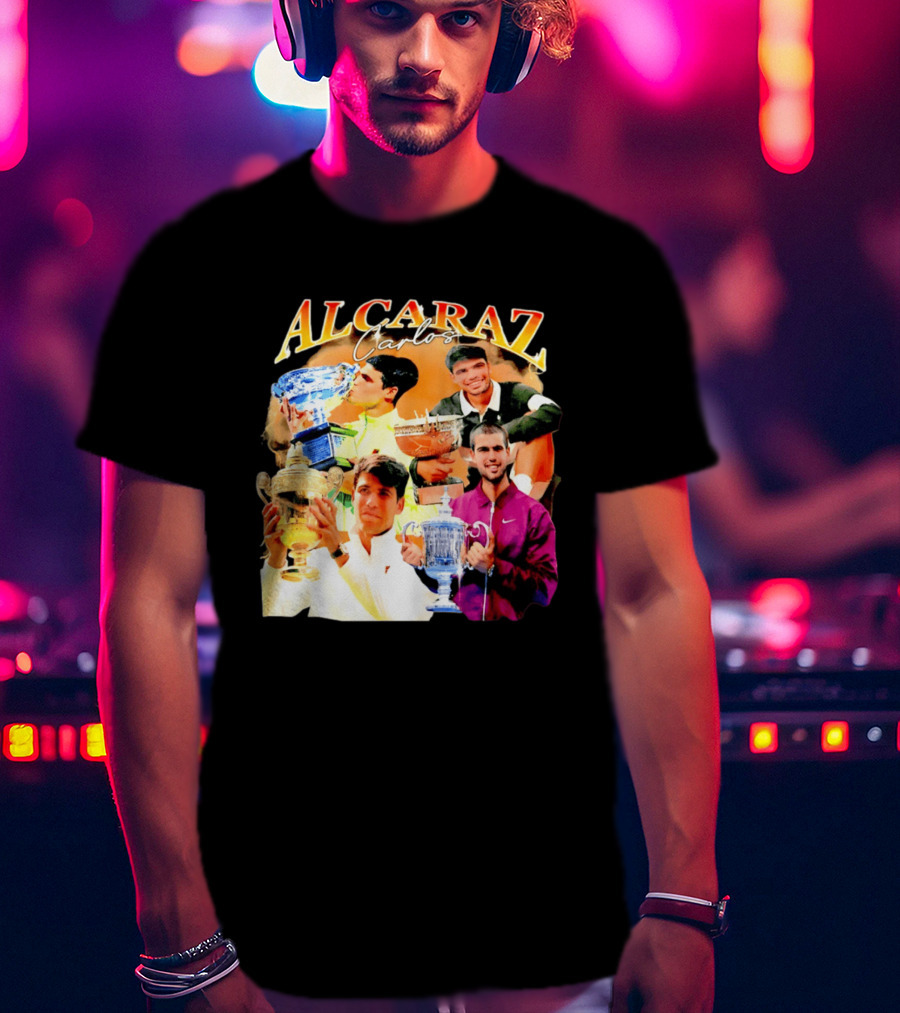 Carlos Alcaraz Tennis Trophies Champion Highlights T-Shirt