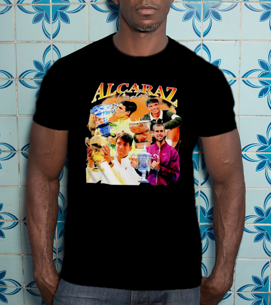 Carlos Alcaraz Tennis Trophies Champion Highlights T-Shirt