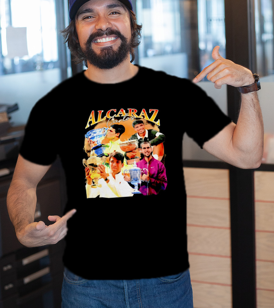 Carlos Alcaraz Tennis Trophies Champion Highlights T-Shirt