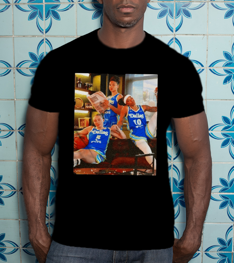 Dallas Wings 2026 Azzi Fudd Paige Bueckers Aziaha James Basketball Photo T-Shirt