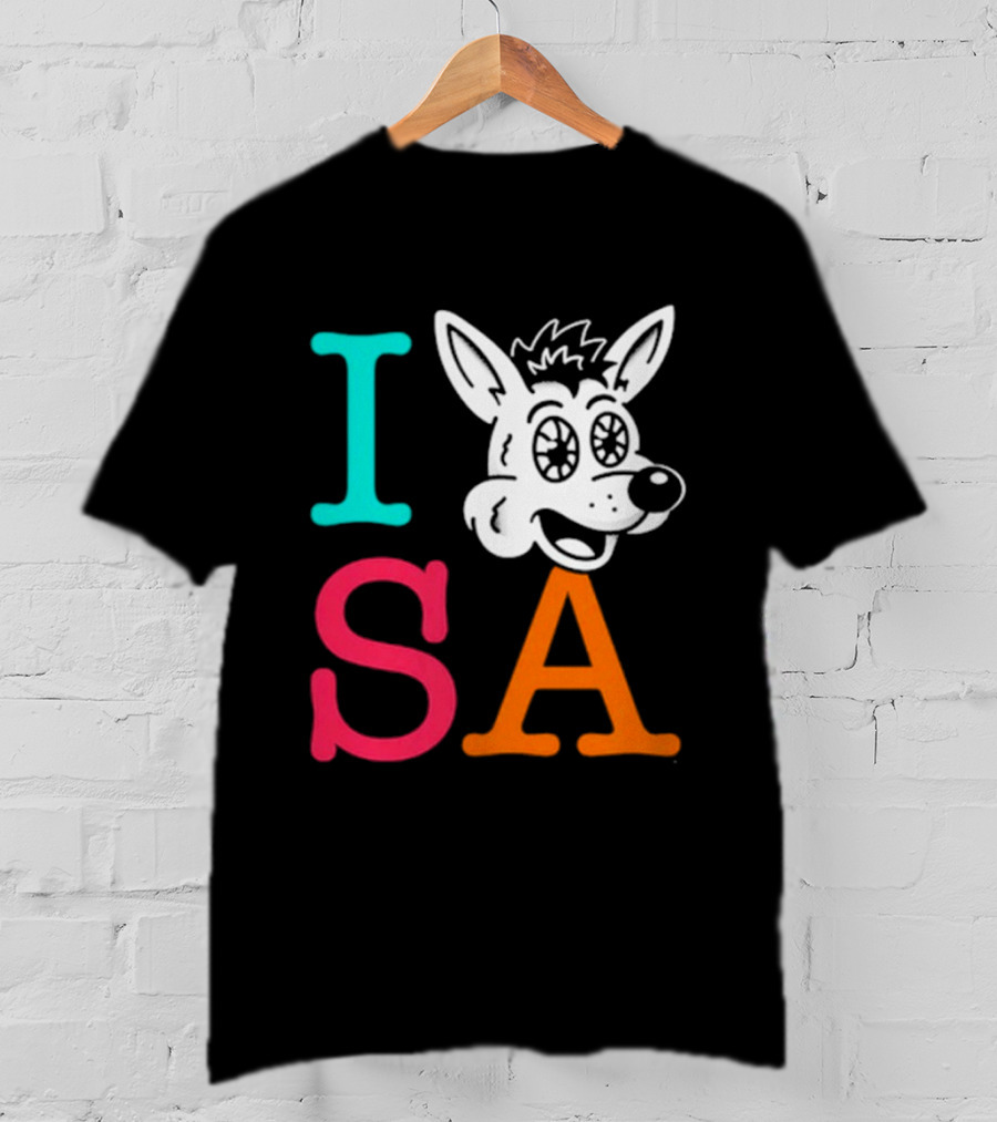 I Love SA Coyote Spurs Basketball T-Shirt