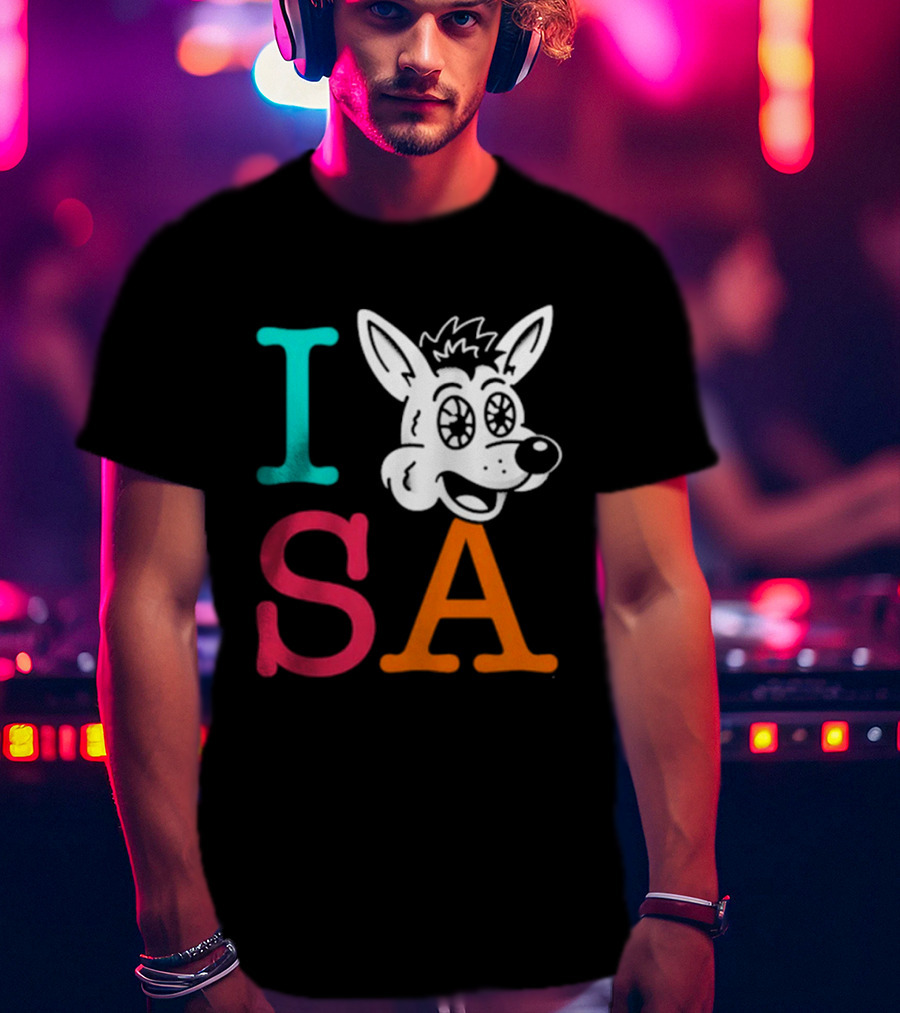 I Love SA Coyote Spurs Basketball T-Shirt
