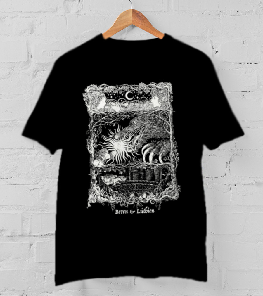 Isolation Man Beren & Luthien Comic Style Vintage Fantasy T-Shirt