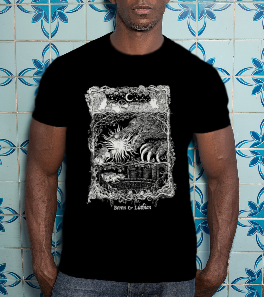 Isolation Man Beren & Luthien Comic Style Vintage Fantasy T-Shirt