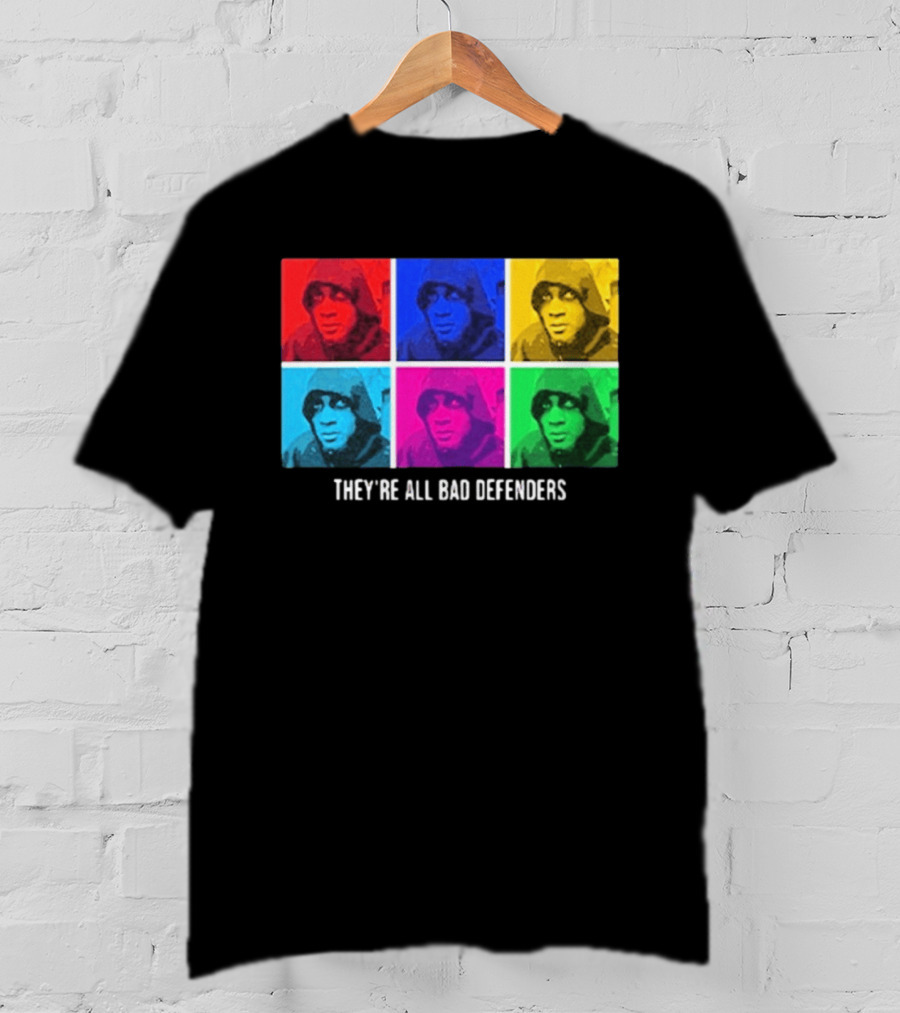 Jaden McDaniels Pop Art Style They're All Bad Defenders T-Shirt