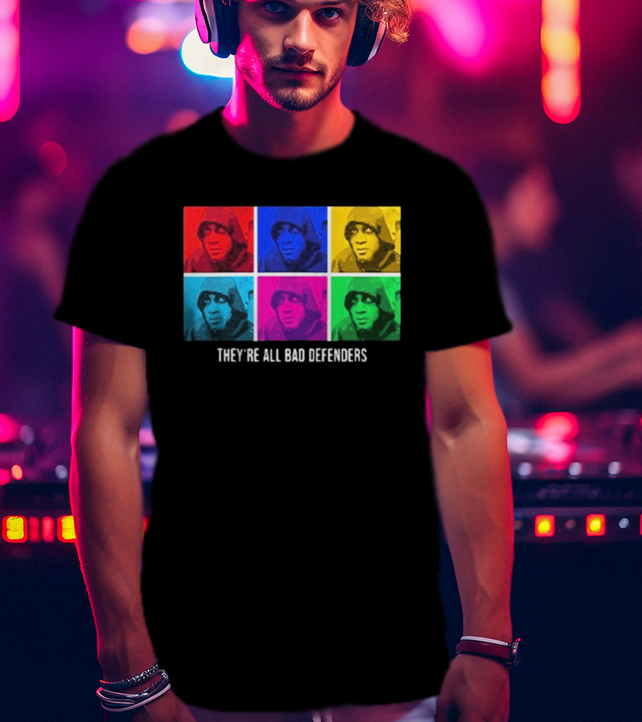Jaden McDaniels Pop Art Style They're All Bad Defenders T-Shirt