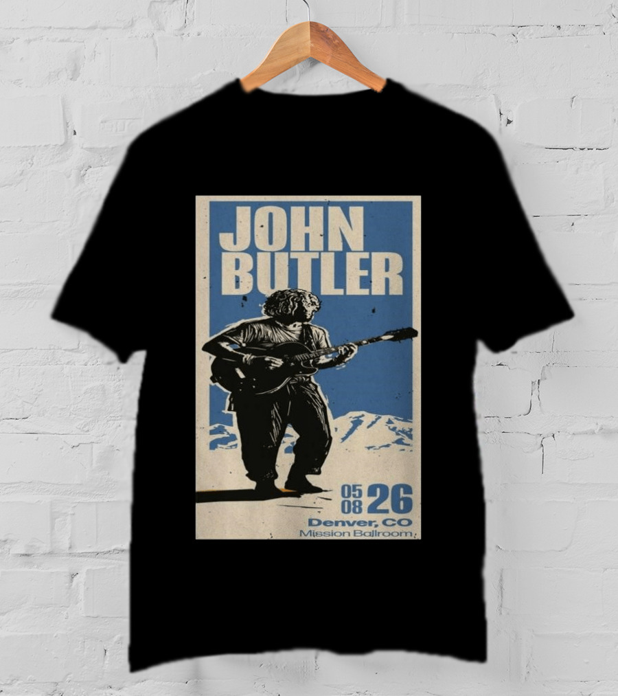 John Butler May 8 2026 Denver CO Mission Ballroom T-Shirt