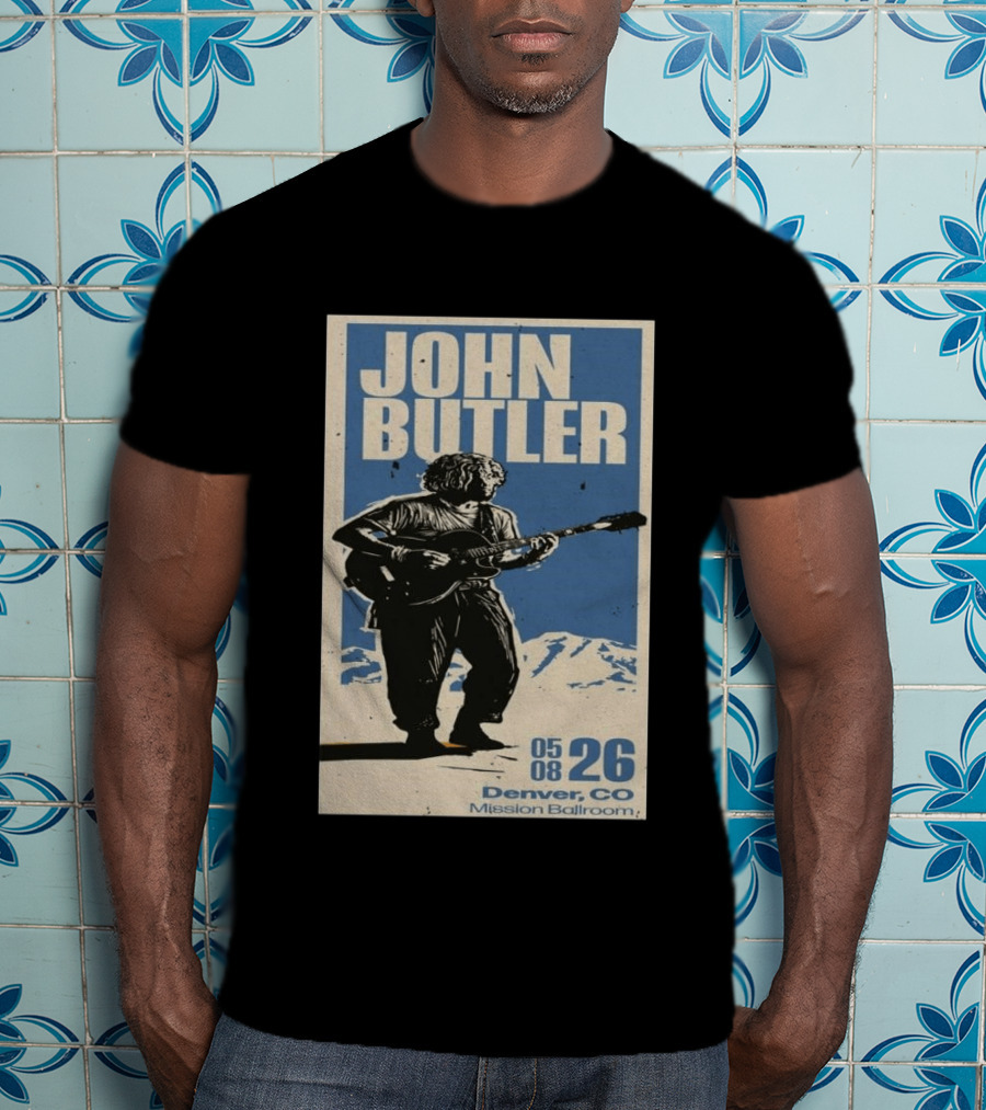 John Butler May 8 2026 Denver CO Mission Ballroom T-Shirt
