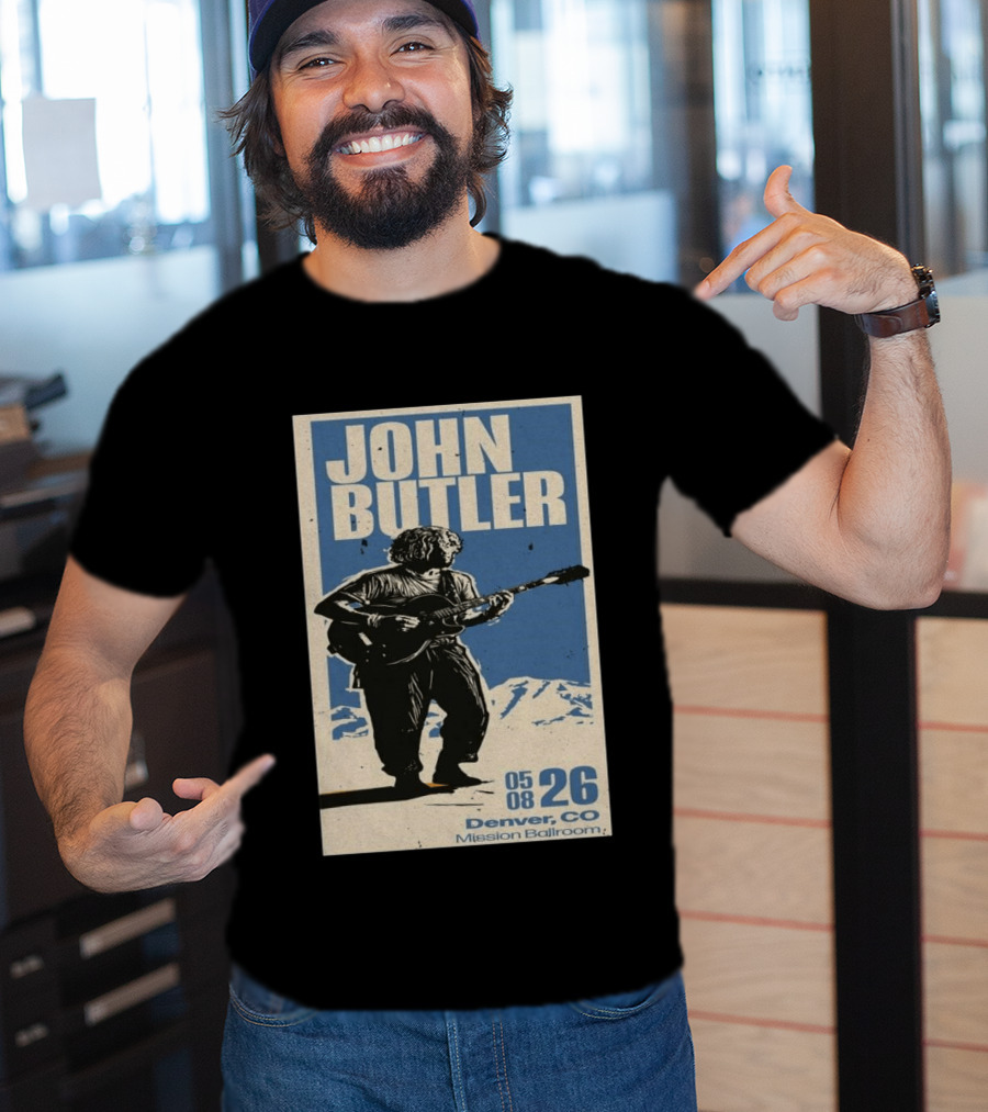 John Butler May 8 2026 Denver CO Mission Ballroom T-Shirt