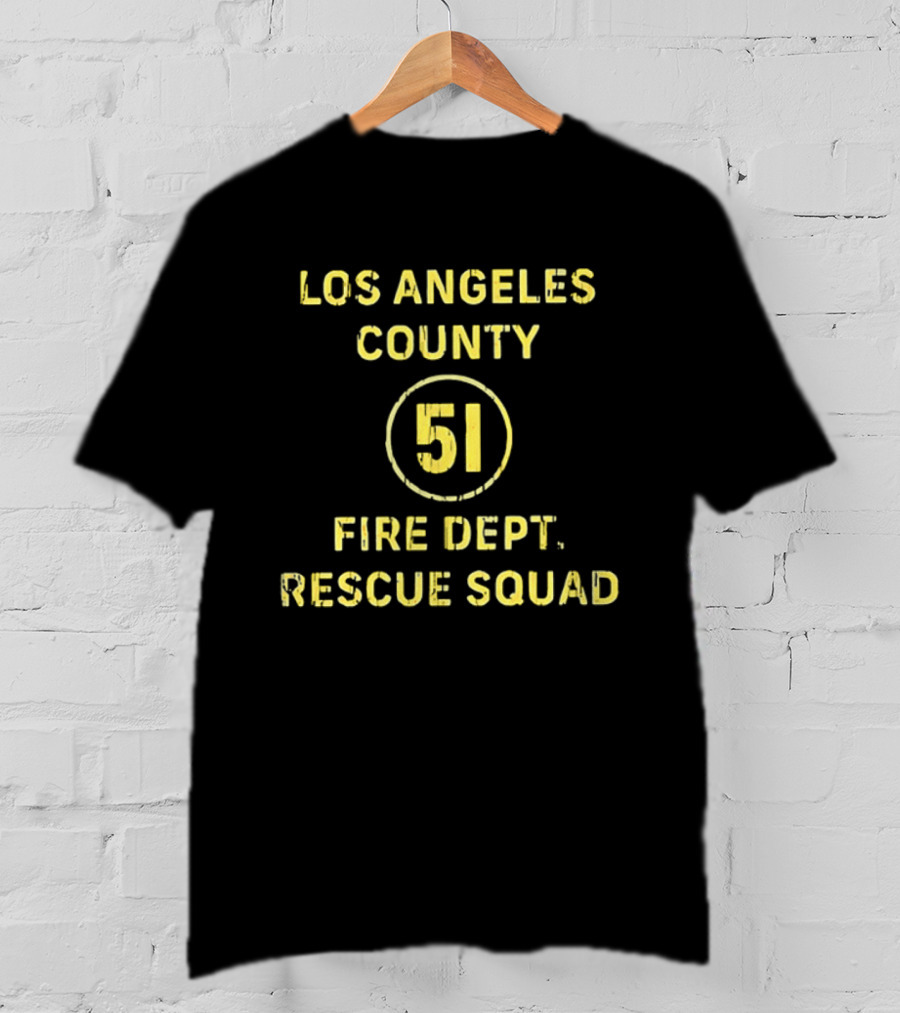 Los Angeles County Fire Dept 51 Rescue Squad T-Shirt