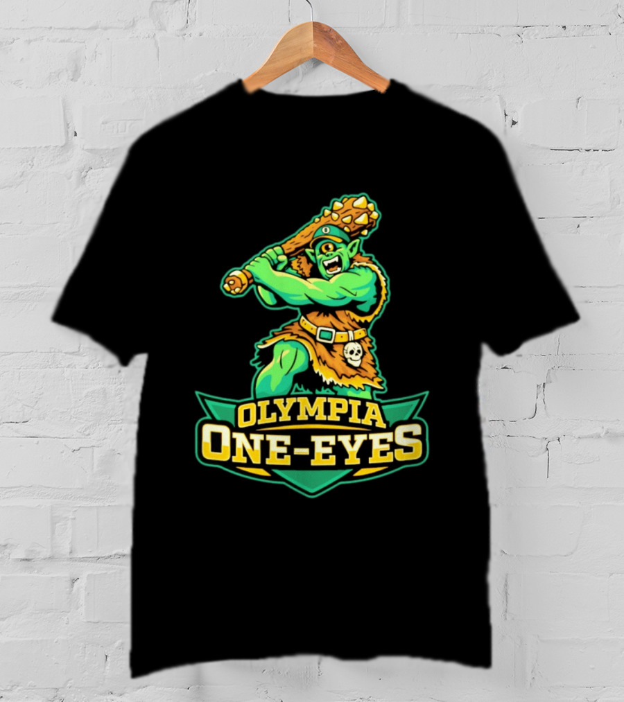 Olympia One Eyes Cyclops With Spiked Mace T-Shirt