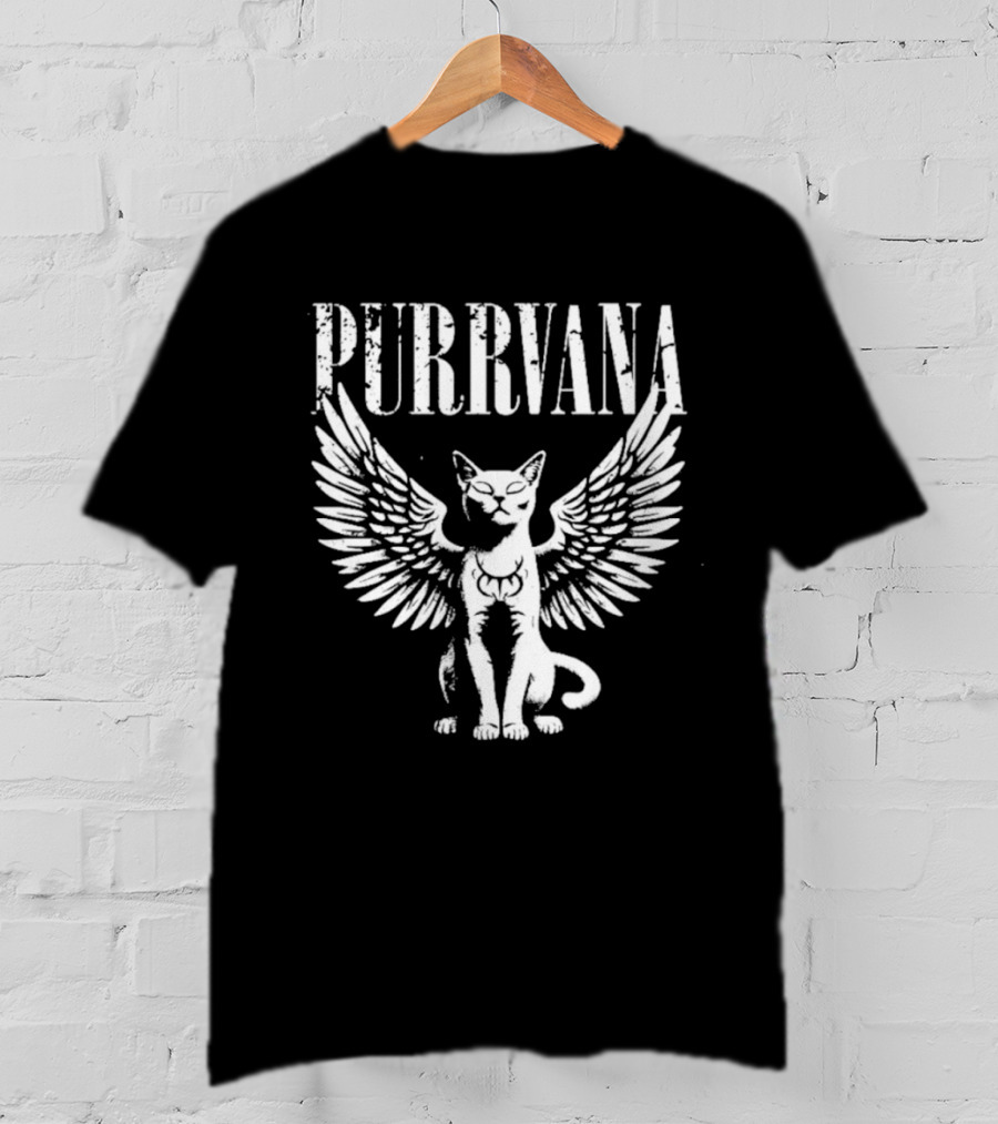 Purrvana Winged Cat T-Shirt