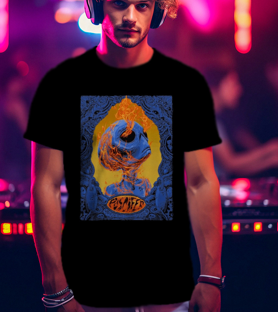 Puscifer Concert 2026 Moda Center Portland Alien Flame T-Shirt