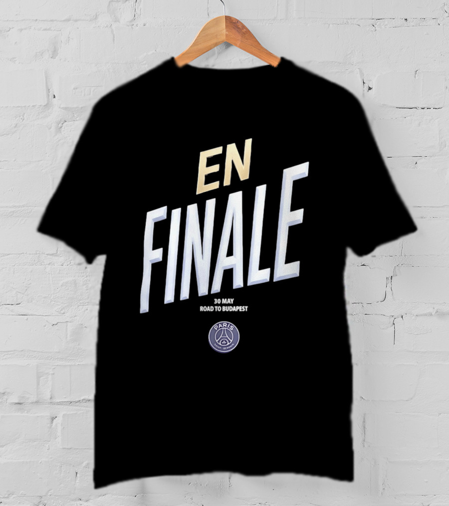 Paris Saint Germain En Finale Budapest 2026 T-Shirt