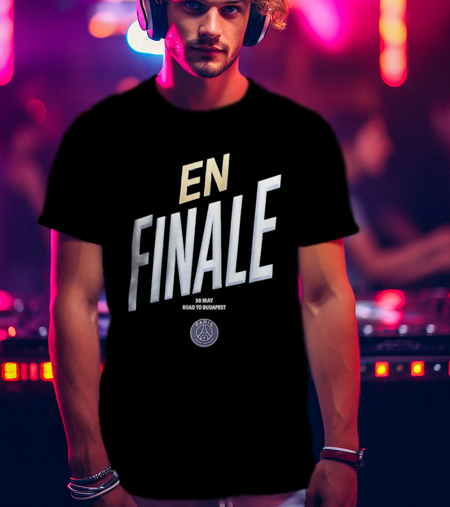 Paris Saint Germain En Finale Budapest 2026 T-Shirt