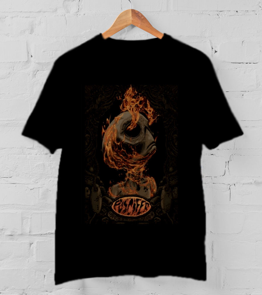 Puscifer Portland OR 5 8 2026 Flaming Skull T-Shirt