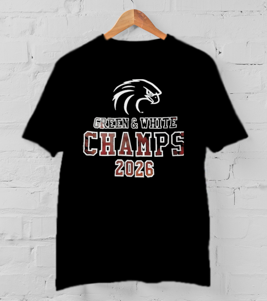 Philadelphia Eagles Green White Champs 2026 T-Shirt