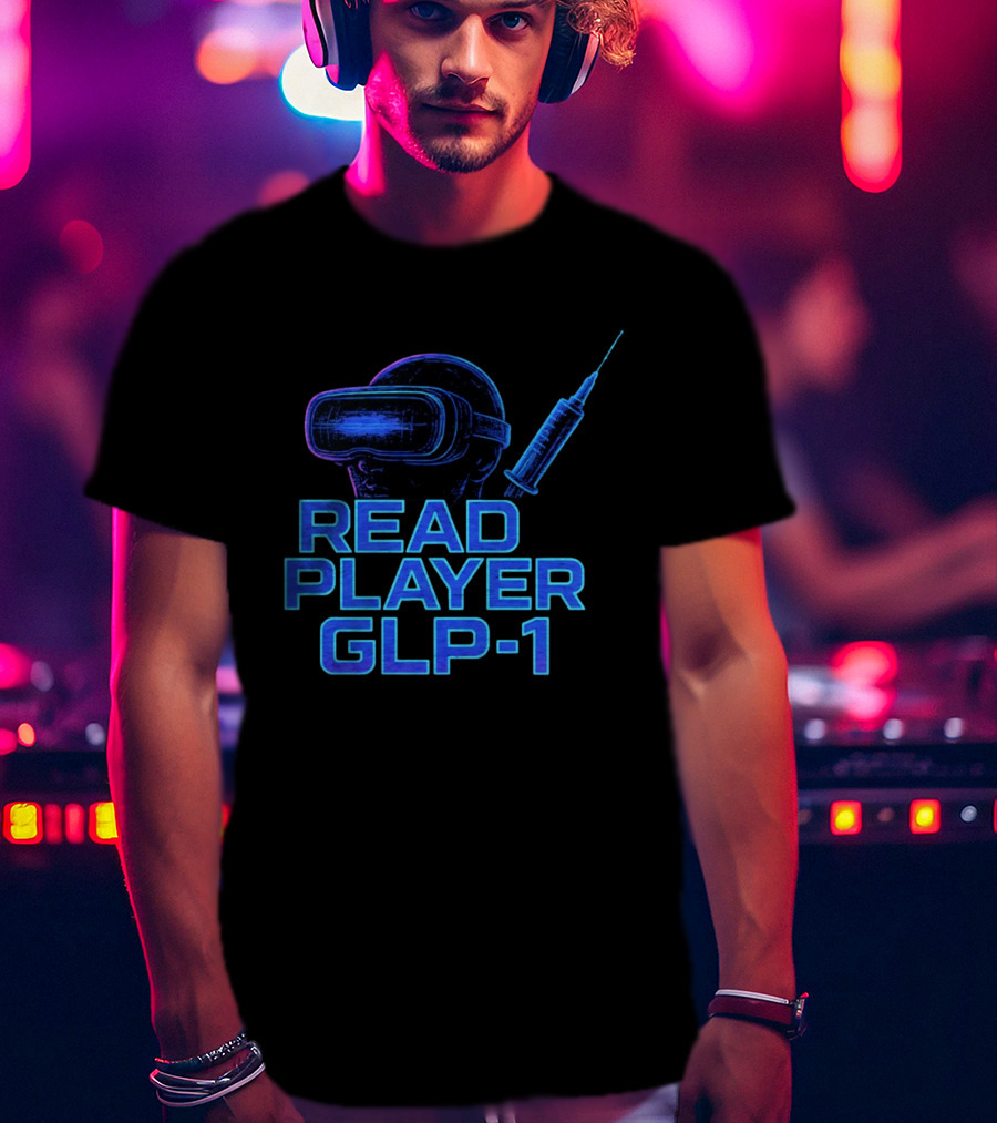 Read Player GLP 1 Virtual Reality Syringe T-Shirt
