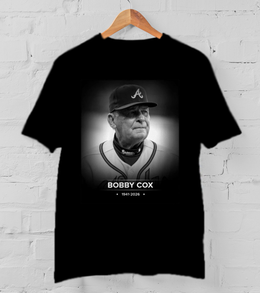 Bobby Cox 1941 2026 Atlanta Braves Manager Legacy T-Shirt