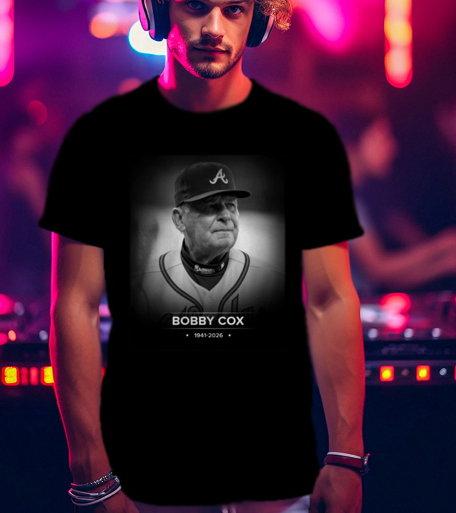 Bobby Cox 1941 2026 Atlanta Braves Manager Legacy T-Shirt