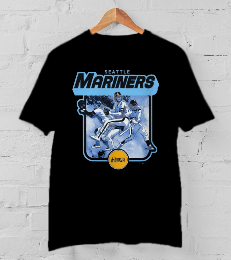 Seattle Mariners Retro Cooperstown Collection Baseball Team Players T-Shirt
