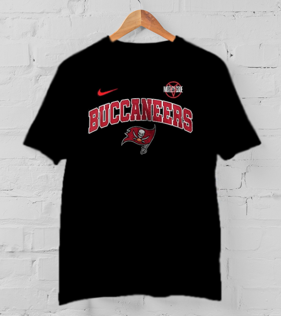 Tampa Bay Buccaneers Motley Crue Nike Collaboration T-Shirt