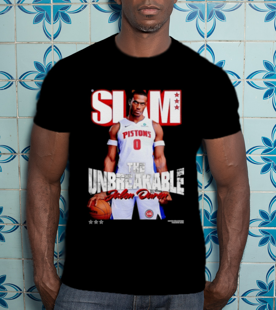SLAM Jalen Duren Unbreakable Detroit Pistons 260 T-Shirt