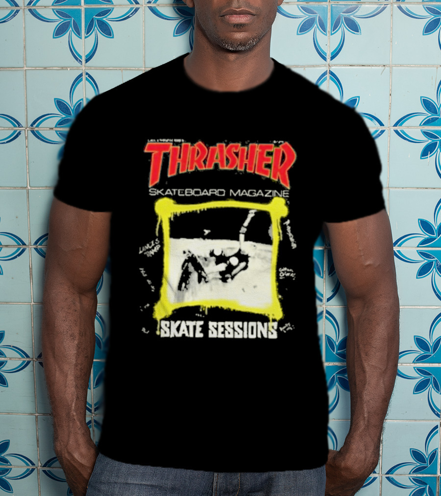 Thrasher Skateboard Magazine December 1983 Skate Sessions T-Shirt