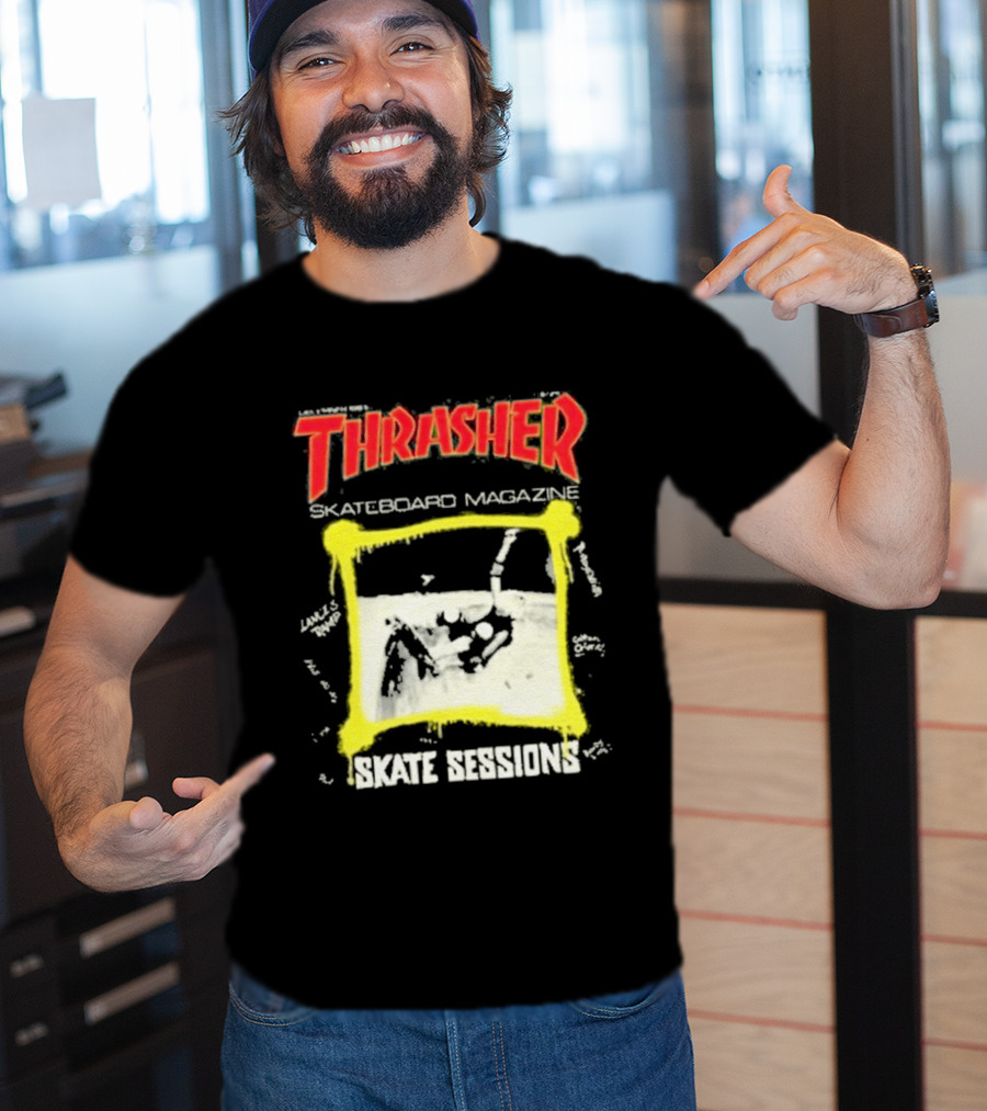 Thrasher Skateboard Magazine December 1983 Skate Sessions T-Shirt