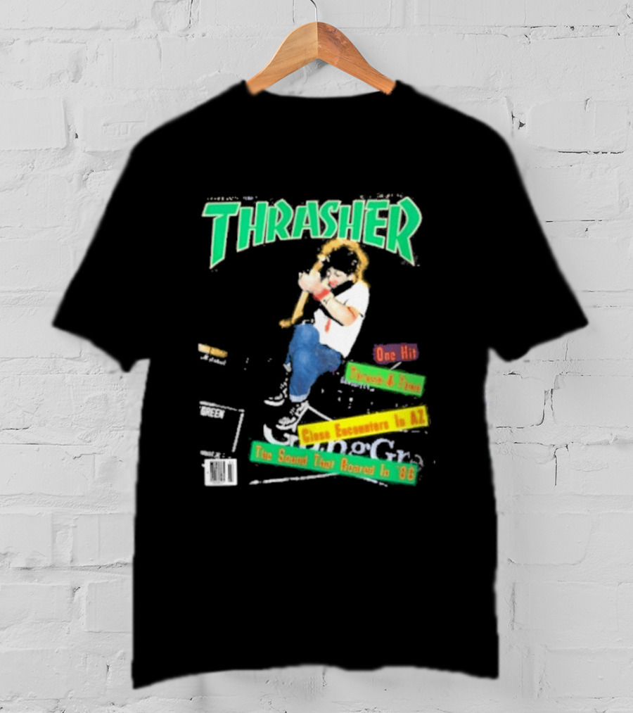 Thrasher Magazine February 1987 Pushead J Sam Somewhere In AZ The Sound You Heard In 86 T-Shirt