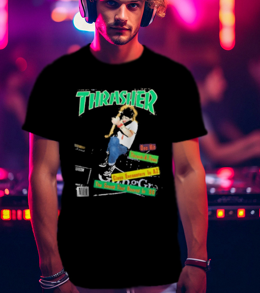 Thrasher Magazine February 1987 Pushead J Sam Somewhere In AZ The Sound You Heard In 86 T-Shirt