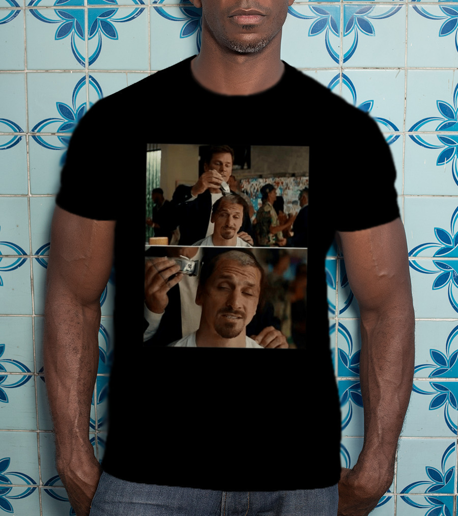 Tom Brady Zlatan Ibrahimović Haircut Almost Friday Scene T-Shirt