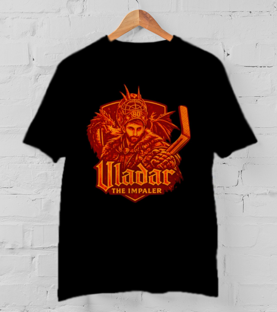 Vladar The Impaler Dan Vladar Hockey Goalie Dragon Warrior T-Shirt