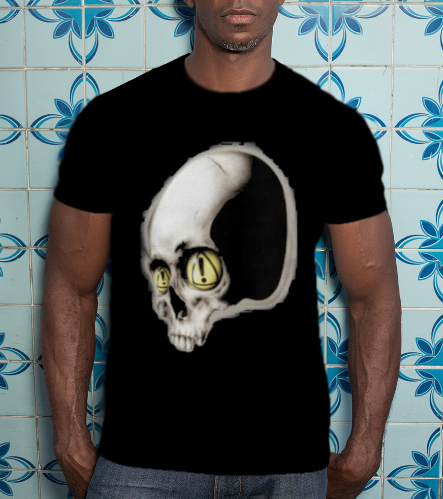 Yeat Dangerous Summer Skull Graphic With Distorted 3D Effect T-Shirt
