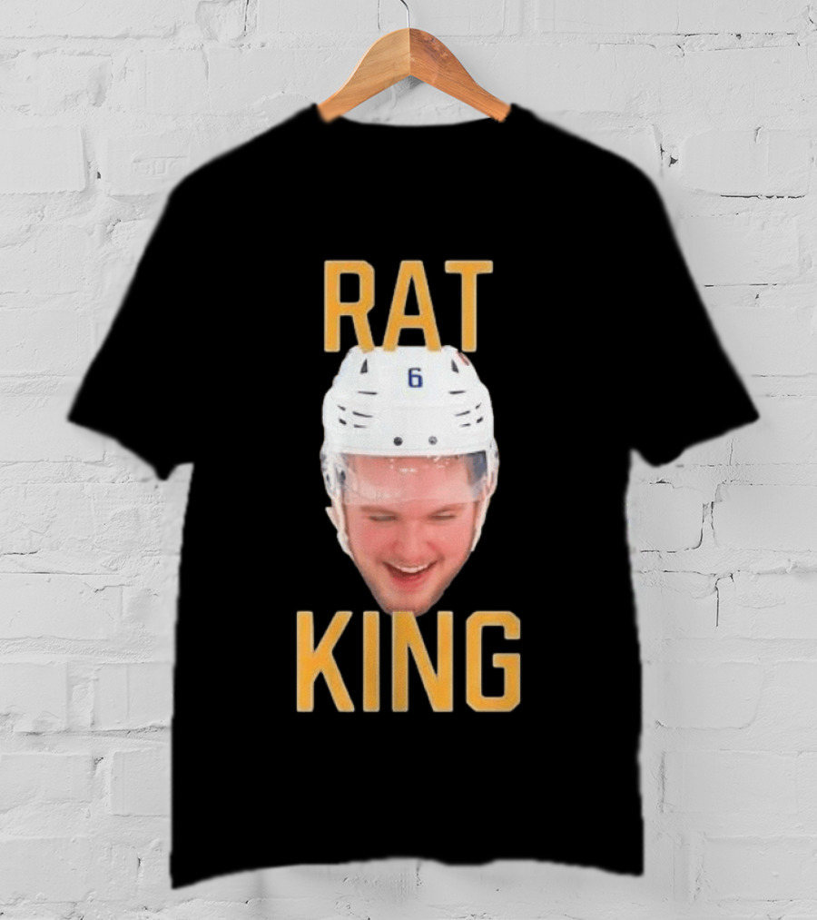 Zach Benson Rat King Head Sabres Number 6 T-Shirt
