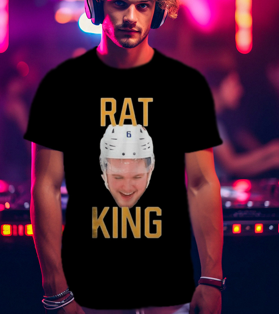 Zach Benson Rat King Head Sabres Number 6 T-Shirt