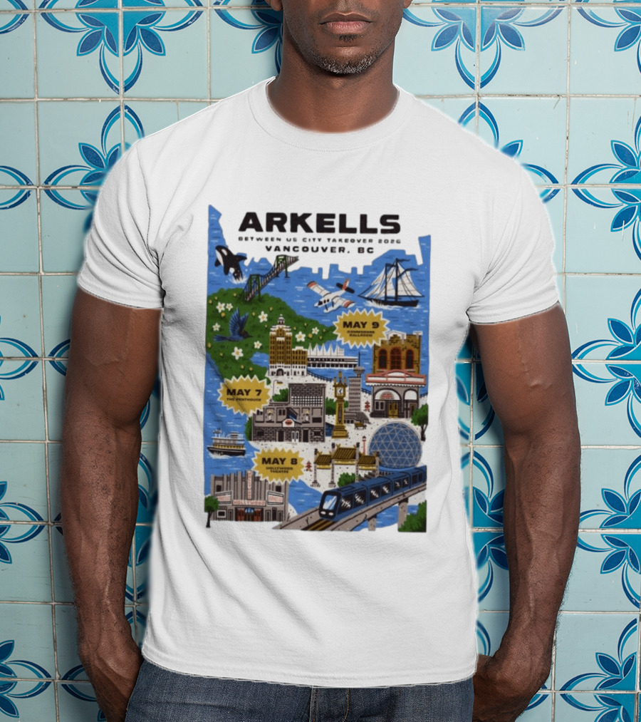 Arkells May 7 2026 The Penthouse Vancouver Concert T-Shirt