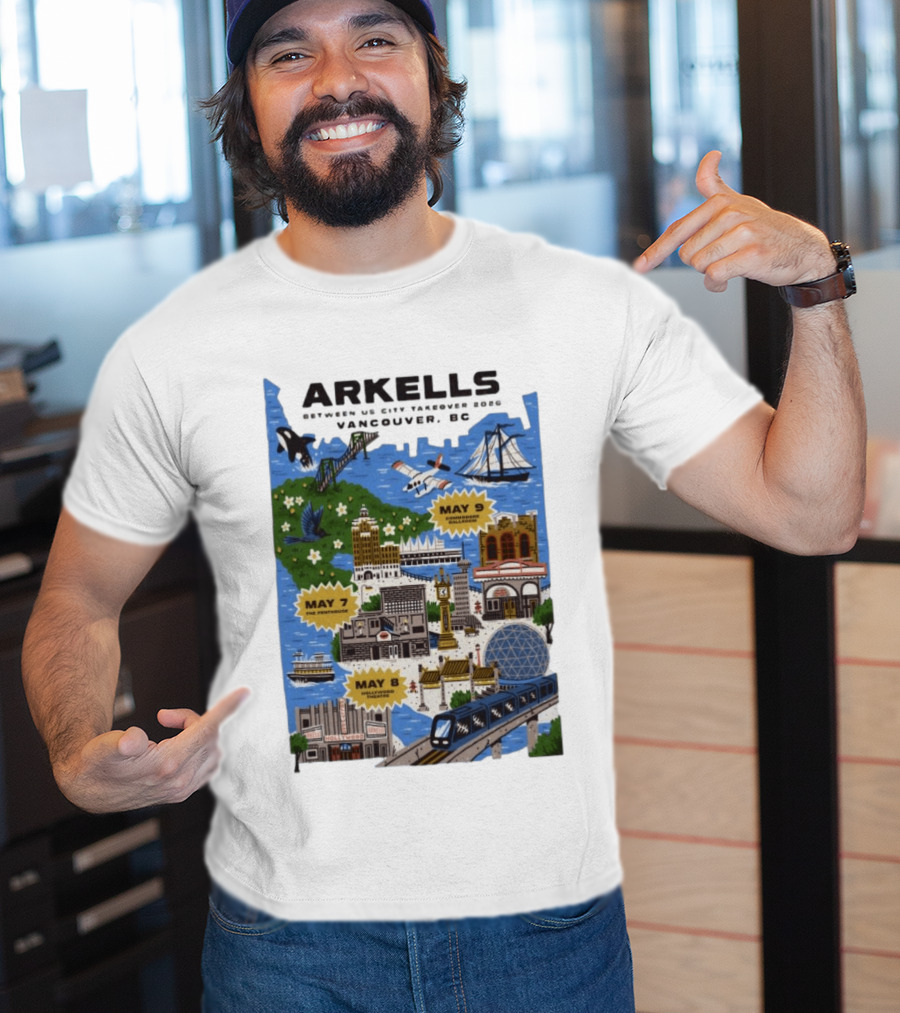 Arkells May 7 2026 The Penthouse Vancouver Concert T-Shirt